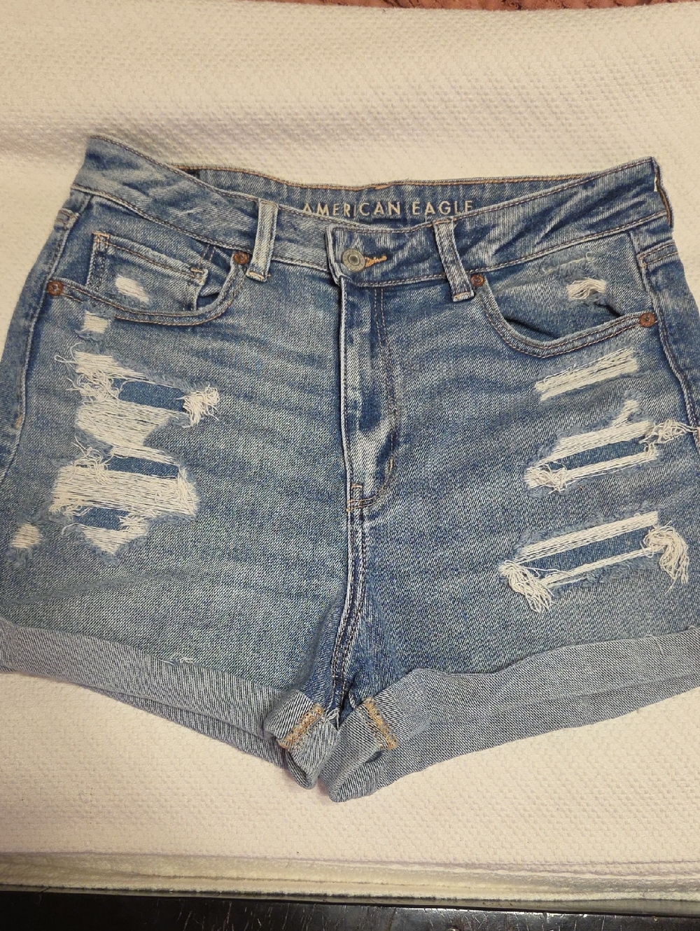 American Eagle Distressed Shorts Size 10